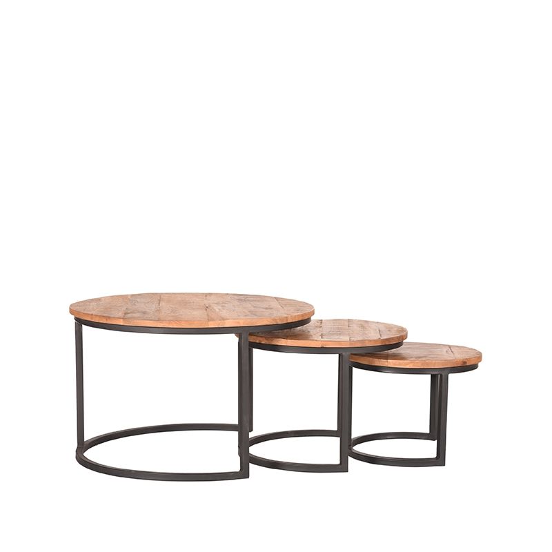 salontafel_set_triplet_rough_mangohout_zwart_metaal_70x70x44_cm_voorkant